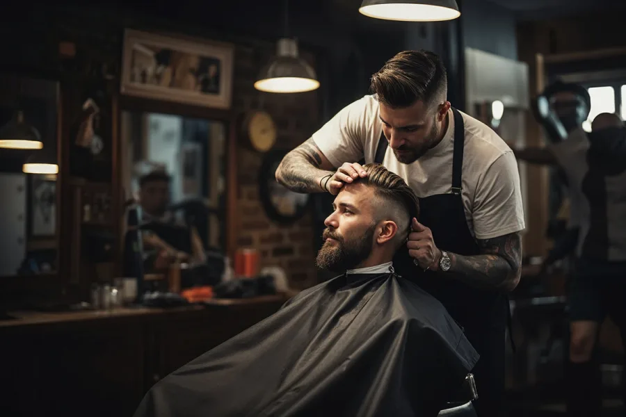 Barber shop iç mekan